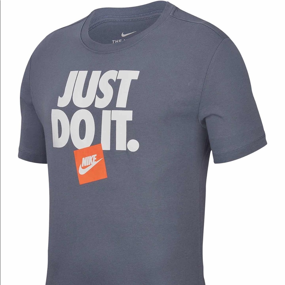 Nike Just Do It Logo T-shirt (Grey)